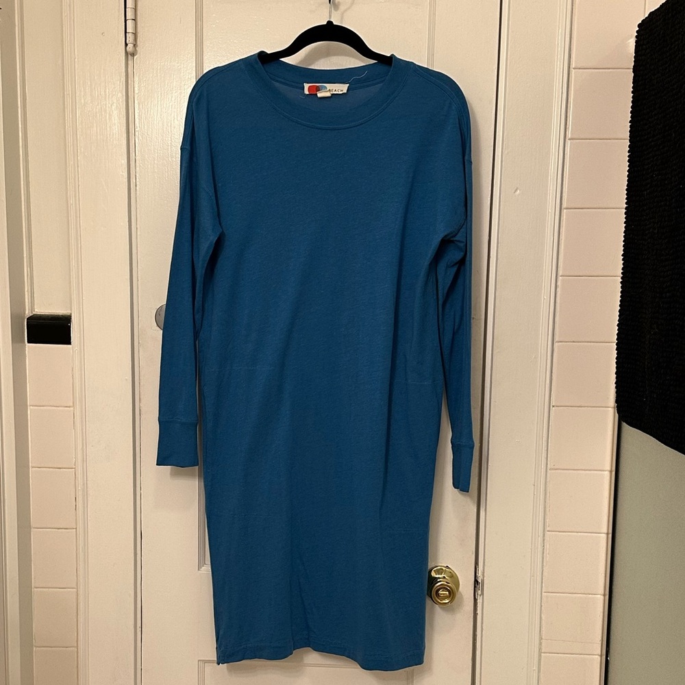 Blue Beach Cover Up Dress